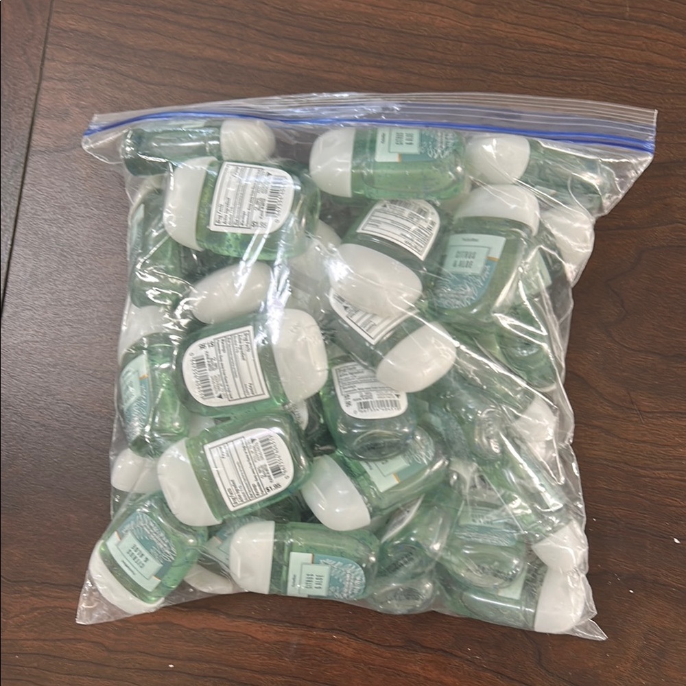 Citrus & Aloe Anti-Bacterial Hand Gel - Green (Quantity 49)